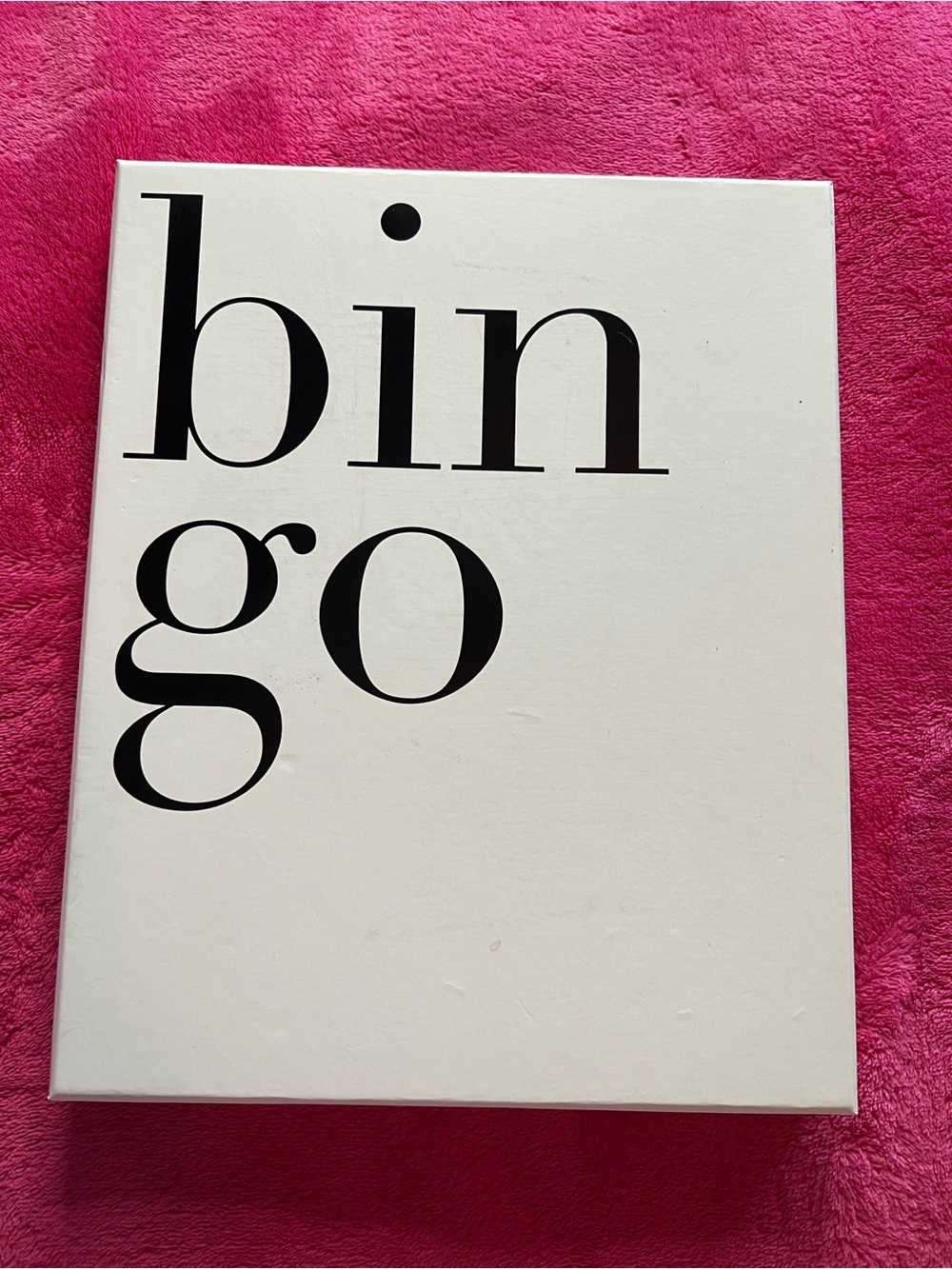 West Emory Bingo Game